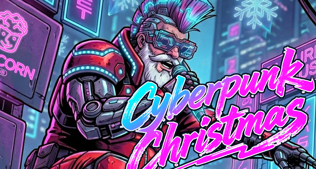 Banner for Cyberpunk Christmas Party 
