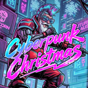 Cyberpunk Santa