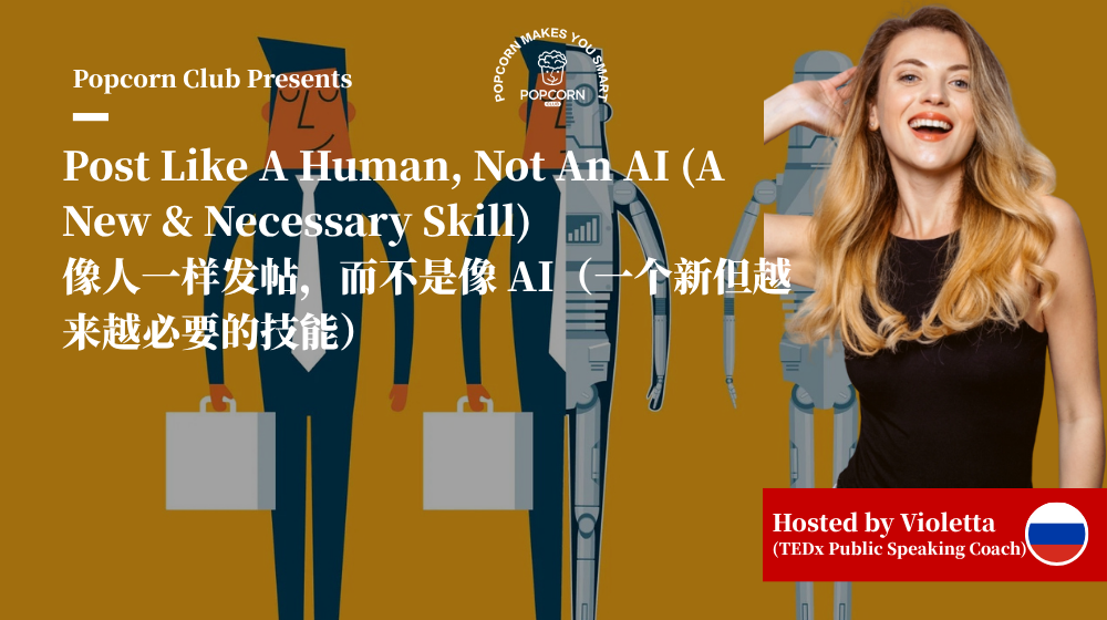 Post Like A Human, Not An AI (A New & Necessary Skill)