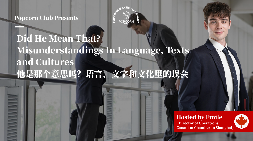 Did He Mean That? Misunderstandings In Language, Texts and Cultures
